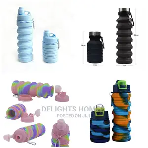 500ml Collapsible Silicone Water Bottle