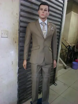 Beige 2pc Suit