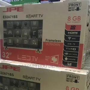 Jpe E32A71BS 32" LED Smart Frameless Android 8.0 TV