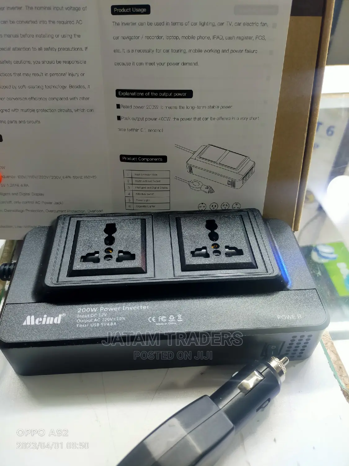 200w Car Power Inverter
