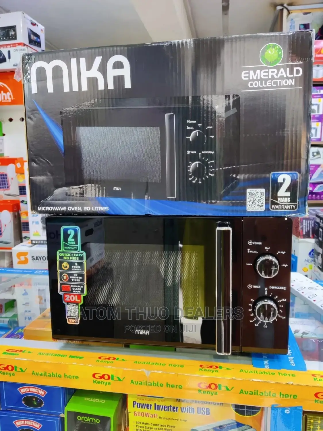 *Mika Microwave Manual Black