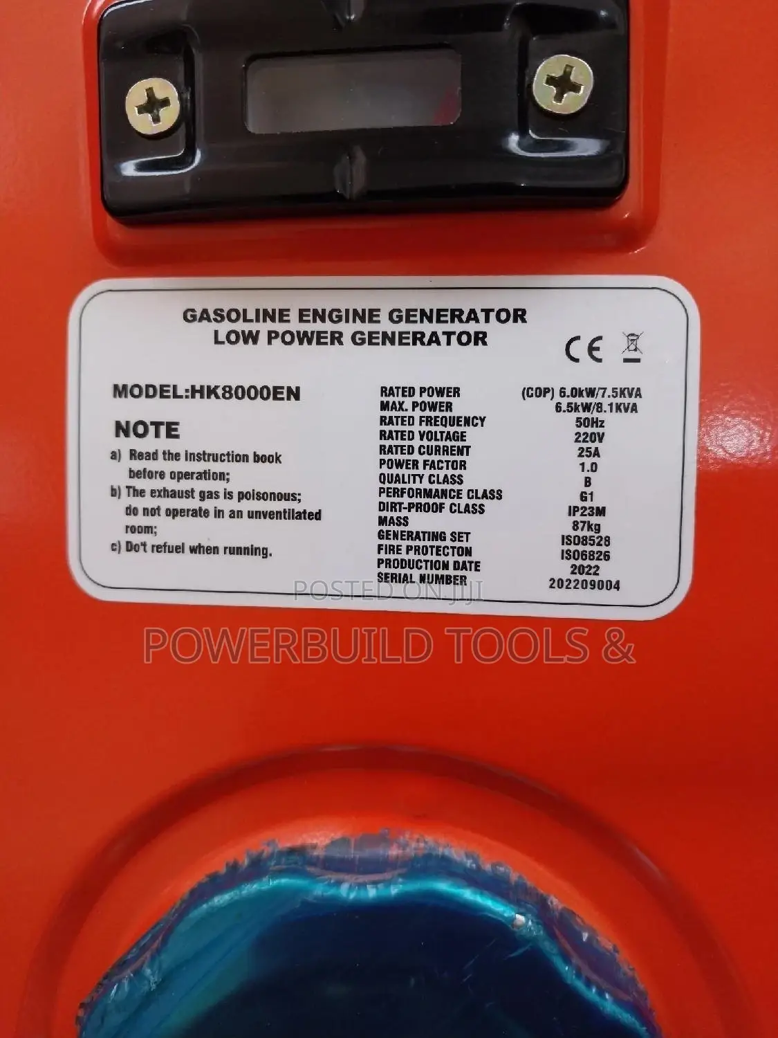 Hisaki Japan 8kva Generator