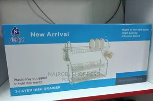 3 Tier Dish Rack Nunix (Stainless Steel)