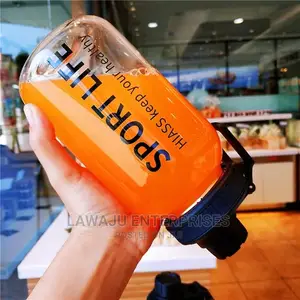 Portable Creative 700ML Big Glass Bottle Container