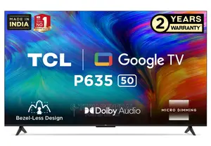 TCL 50p635, 50” Frameless Ultra Hd ,Voice Control
