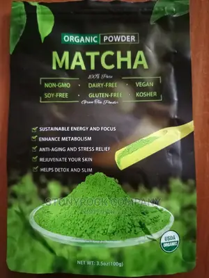 Organic Matcha Tea Powder. Pure Organic Green Tea Powder for Slimming