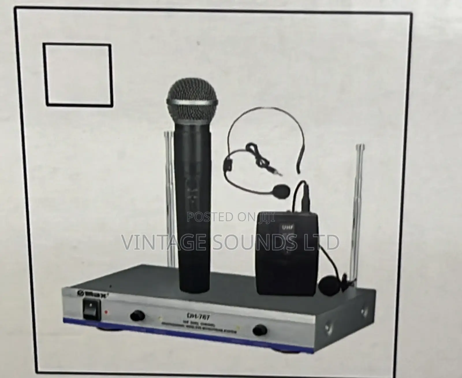 Max DH-767 Wireless Microphone System 3in1