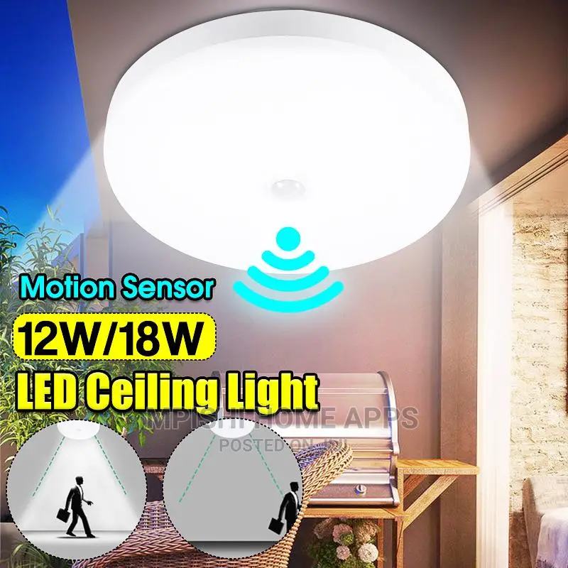 LED Ceiling Light With Motion Sensor