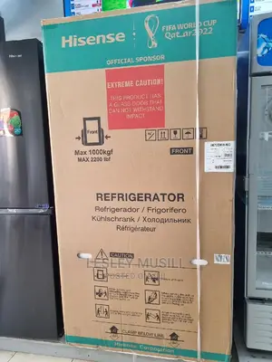 Hisense 518 Liters Double Door Fridge REF518DR Silver