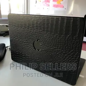 3D Black Crocodile Leather Hard Case
