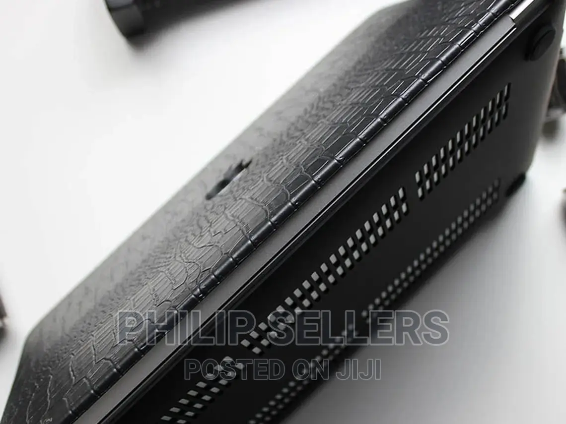 3D Black Crocodile Leather Hard Case