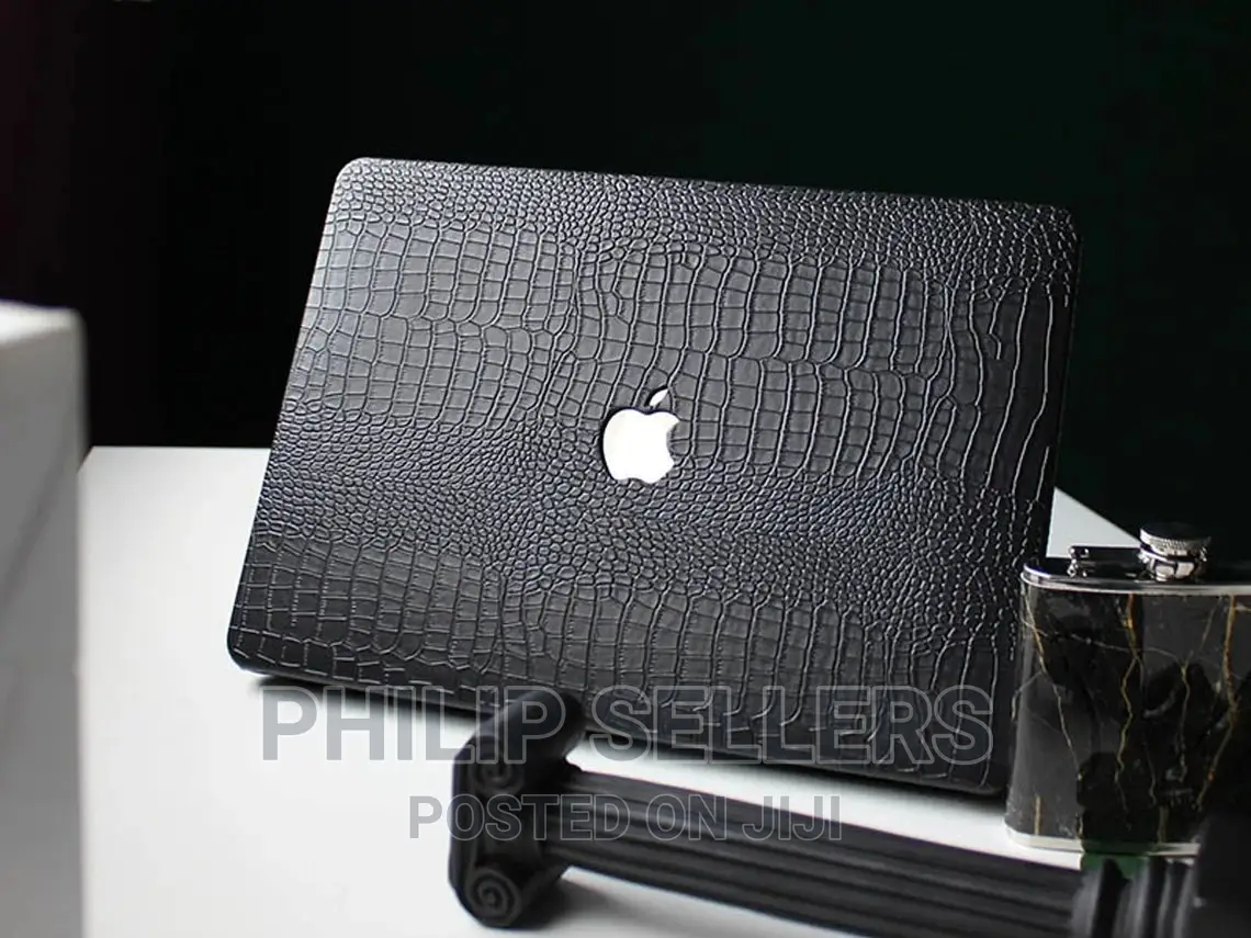 3D Black Crocodile Leather Hard Case