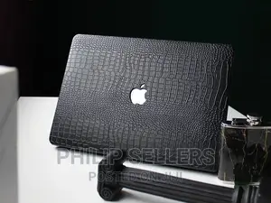 3D Black Crocodile Leather Hard Case