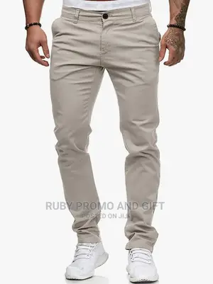 Beige Soft Jeans Pants