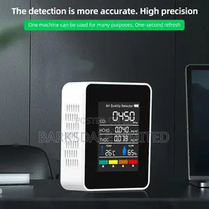 CO2 Air Quality Meter Tester Detector Digital Thermometer