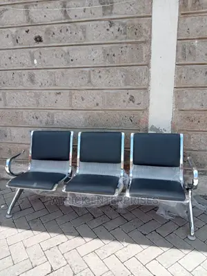 Imported Bench Waiting Chairs 3 Seater Padded Chairs