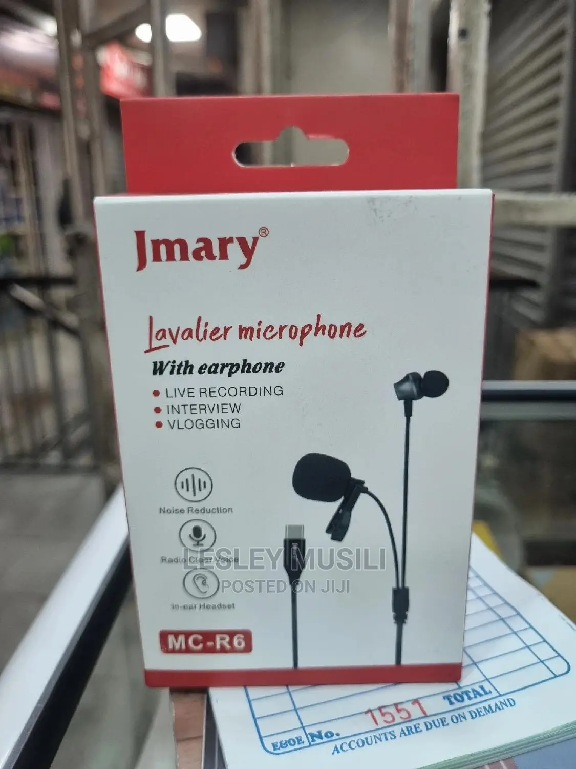 Jmary Mc-R6 Type-C Microphone With Earphone for Android