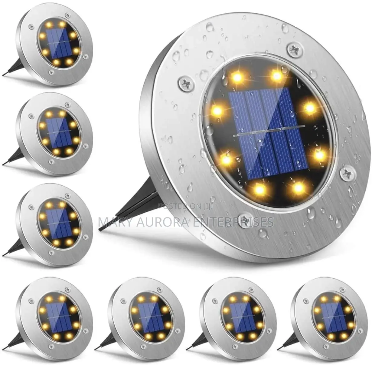 4pcs Set Solar Ground Lights
