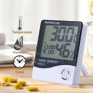 Digital Hygrometer Humidity Room Thermometer Alarm Clock