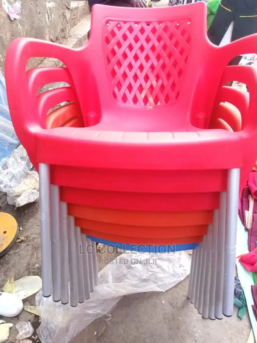 Metallic Plastic Tubing Chairs