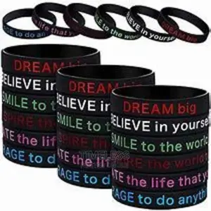 Sleek and Stylish Silicon Wristbands