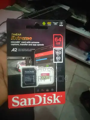 Sandisk Extreme 64GB Microsd, Microsdhc