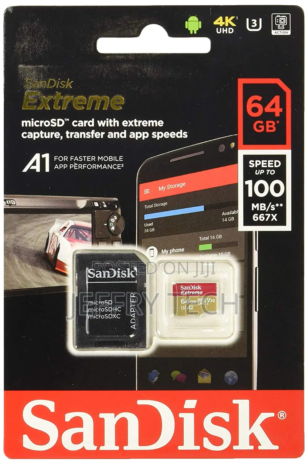 Sandisk Extreme 64GB Microsd, Microsdhc
