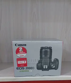 Canon Eos 2000d DSLR Camera With 18-55mm Lens