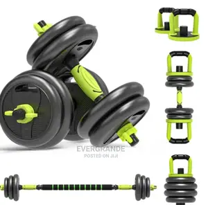 30 Kg Dumbbells 6 in 1 Kettle Bell+Barbell