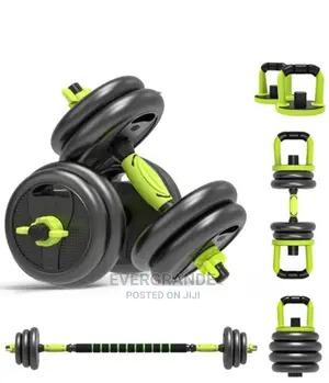 Barbells+Kettle Bell 6 in 1 30 Kg Dumbbells.