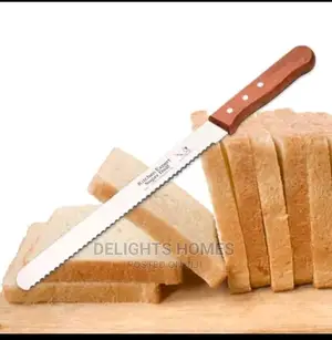 10" Wood Handle Stainless Steel Bread Knife