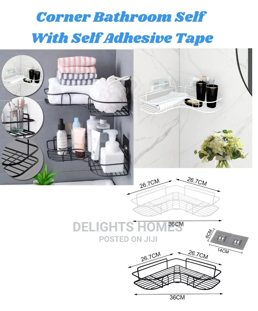 Wall Mounted Corner Shelf
