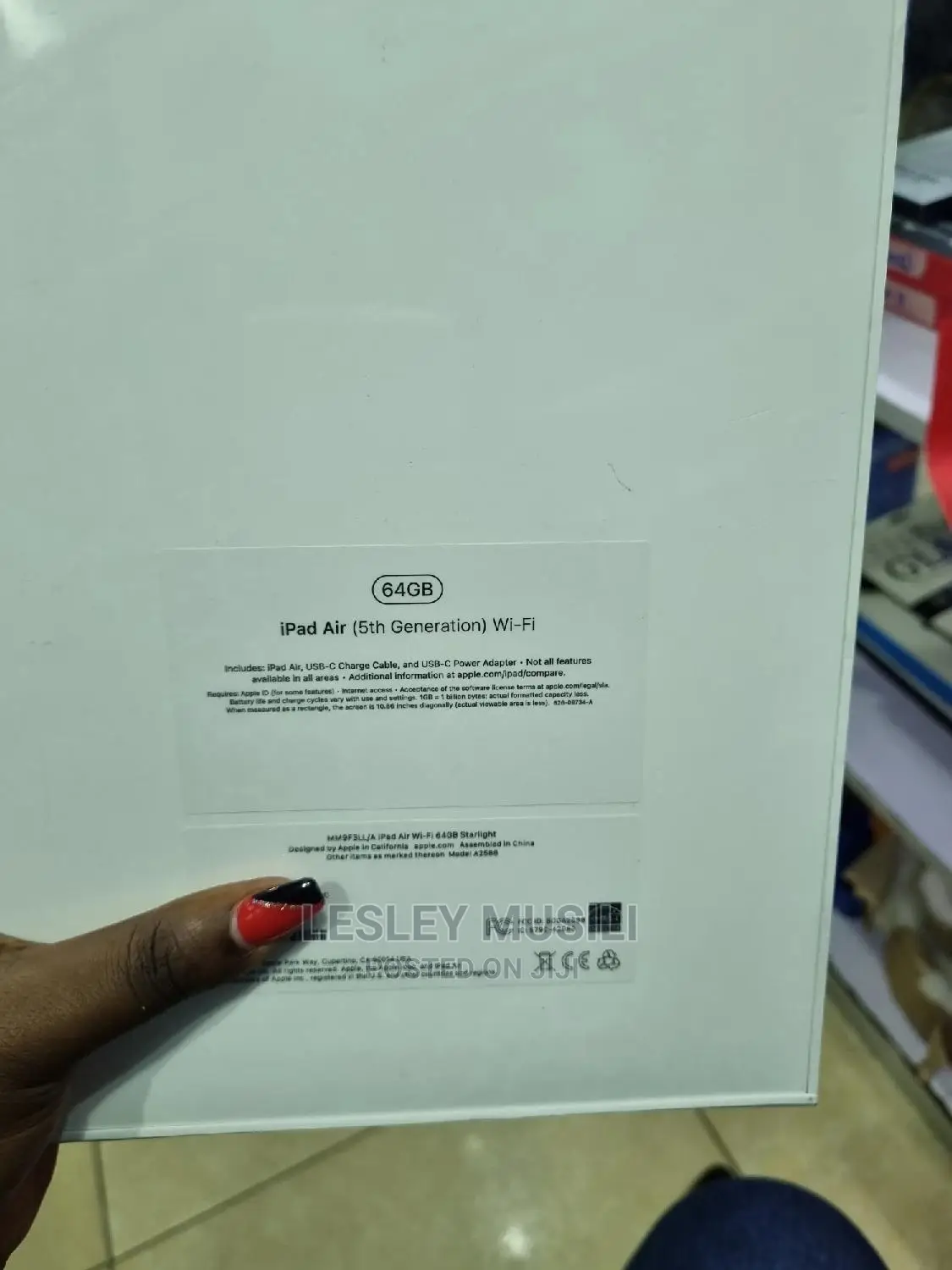 New Apple iPad Air 64 GB Silver
