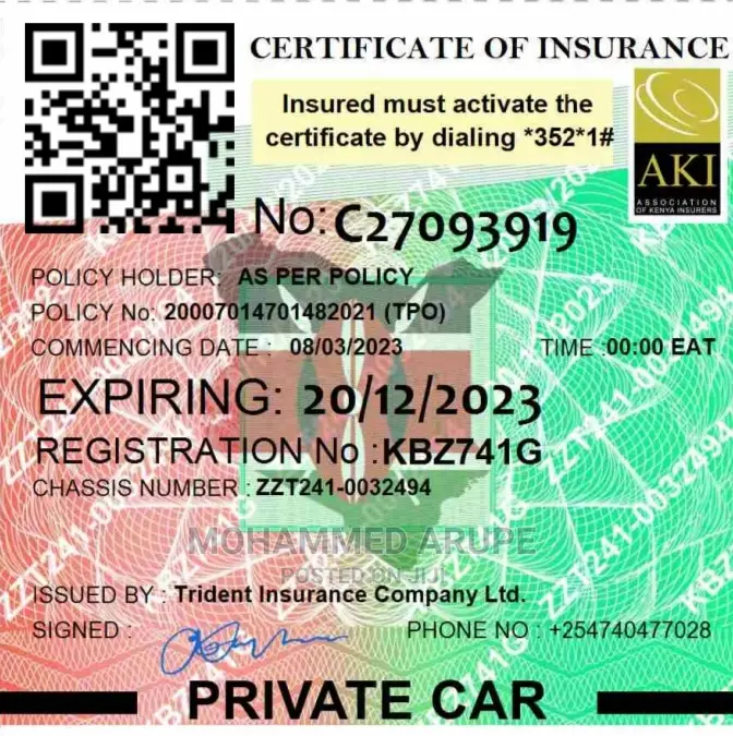 Motor Insurance