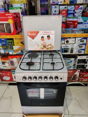 Ramtons Standing Cooker 60*60cm. 3G+1E. RM 406(Silver)