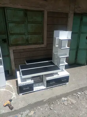 Morden Wooden TV Stands With LED Lights