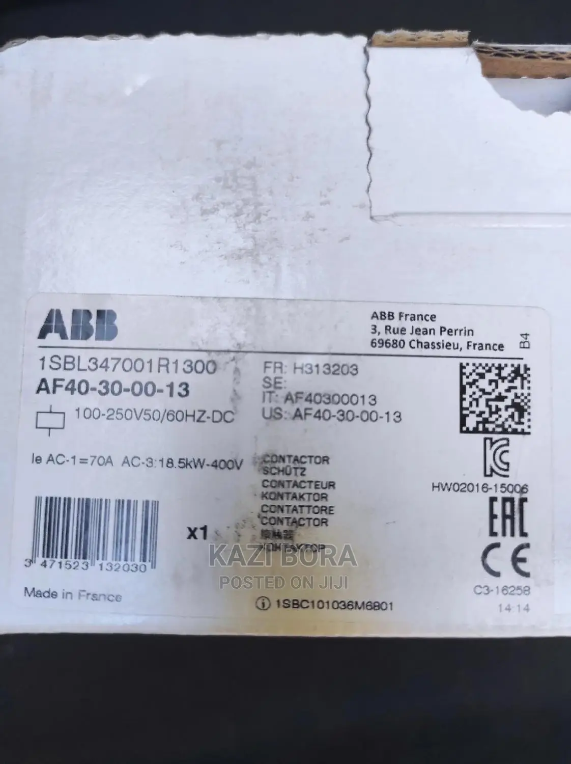 ABB 70A 3-Pole Contactor