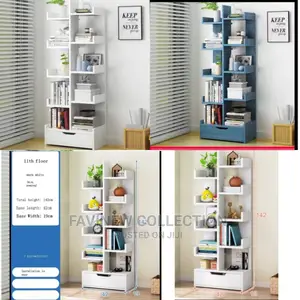 Multipurpose Bookshelf With a Lower Drawer Case
