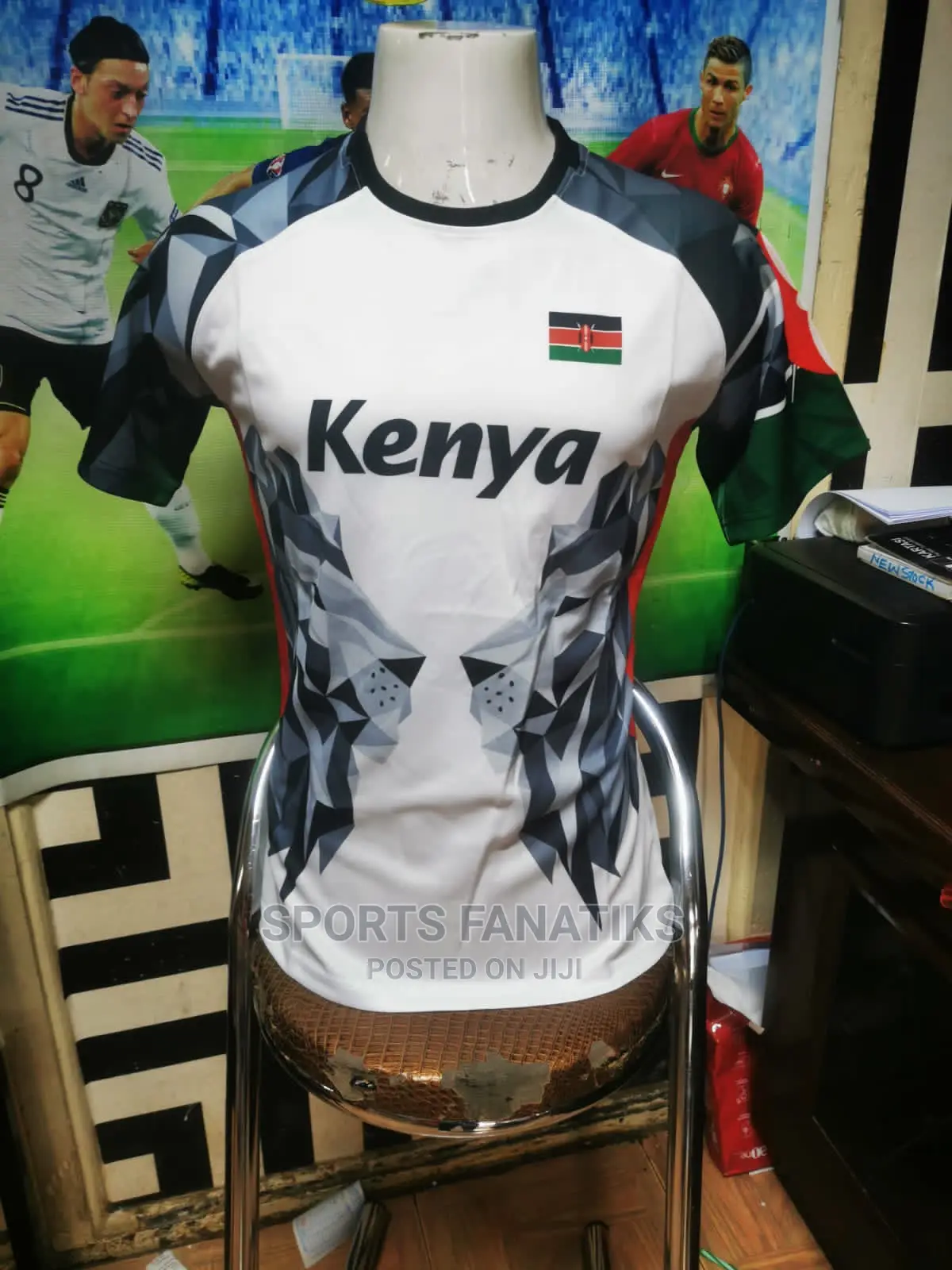 White Kenya Rugby Jersey