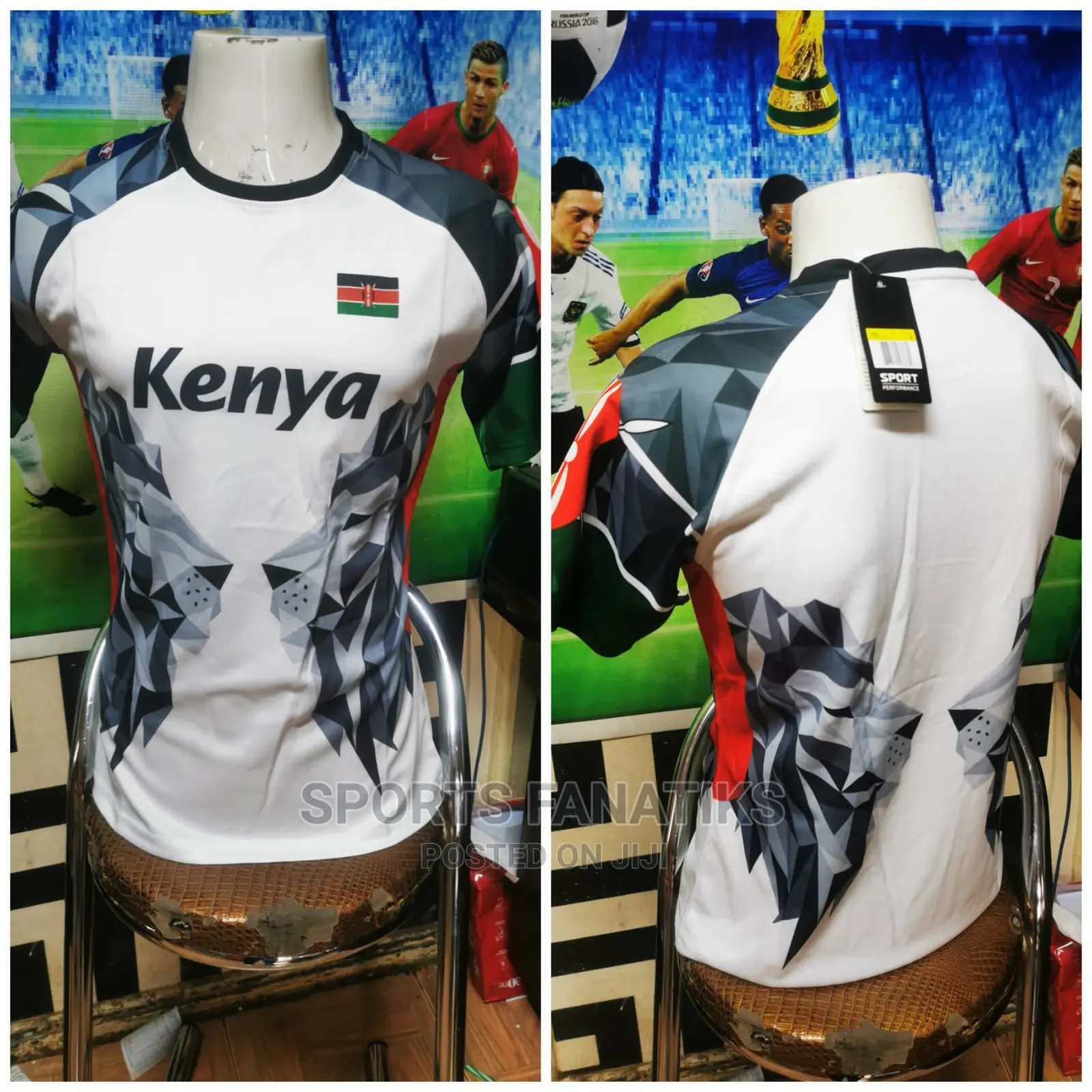 White Kenya Rugby Jersey