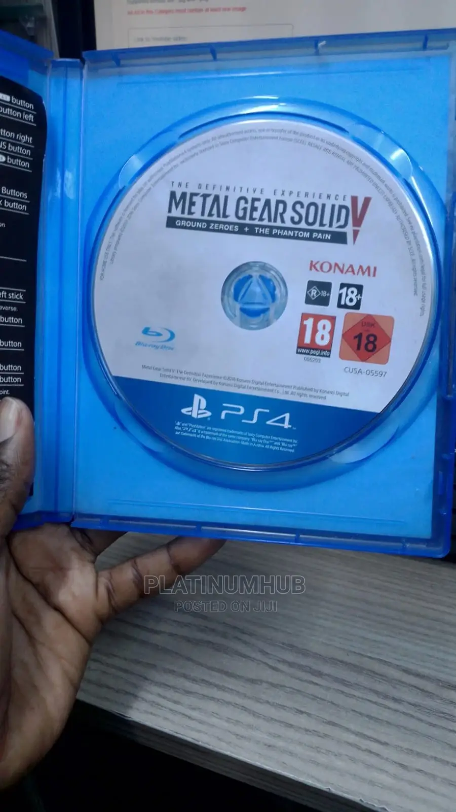 Metal Gear Solid V Ground Zeros +The Phantom Pain