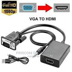 Vga to Hdmi Converter Adapter With Audio - 1080 Px