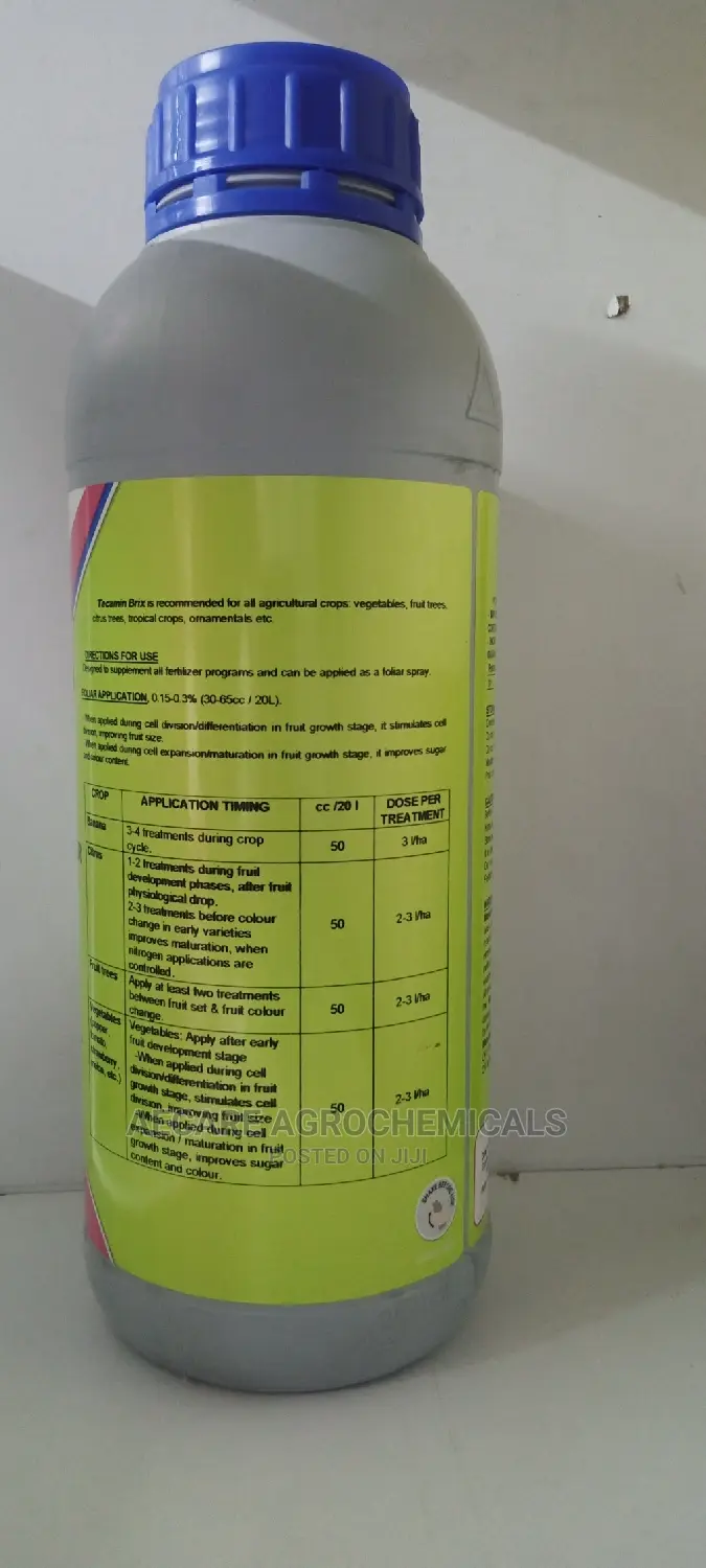 Tecamin Brix 1litre Organic Based Fertilizer Fruit Maturity