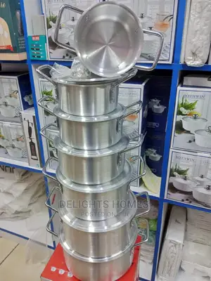 14 Pcs Aluminium Cookware Pots*