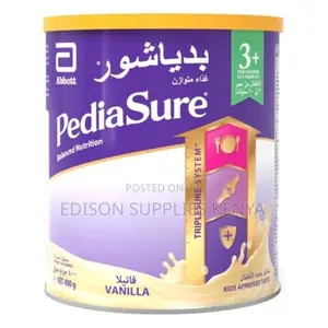 Pediasure 3+ Vanilla Meal Baby Formula Kids Food Supplement