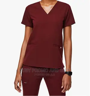 High Quality Maroon Hospital Scrubs