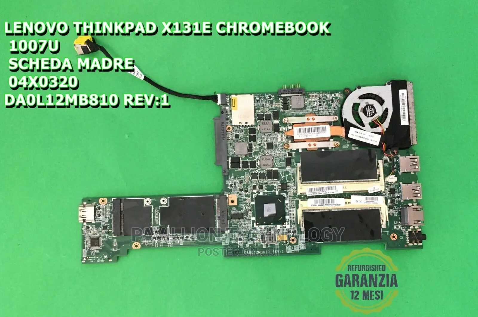 Lenovo Thinkpad X131e Motherboard
