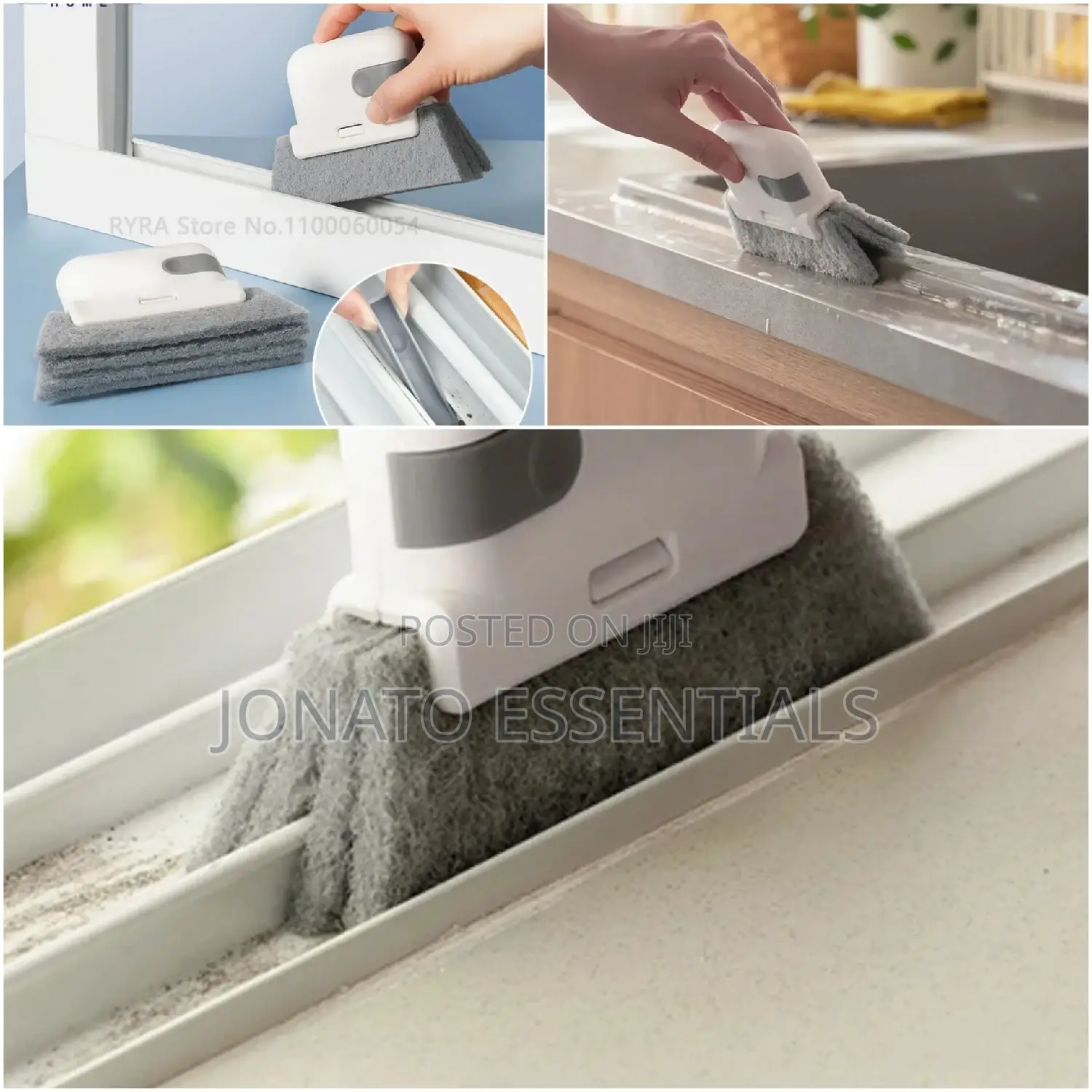 Window Groove Cleaning Brush, Window Crevice Cleaner Tool
