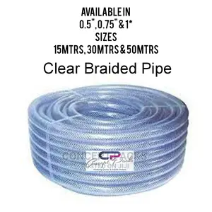 0.5" X 15mtrs Clear Braided
Pipe