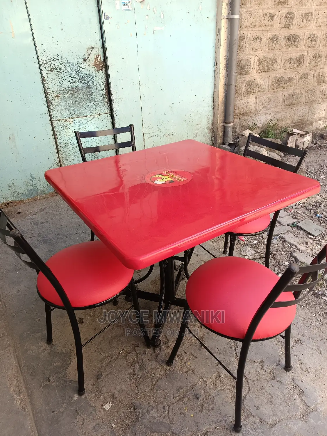 Restaurant Set Red in Colour